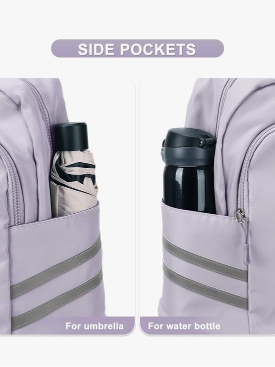 Coofay Lavender Backpack Shoe Wet Compartment main image 6